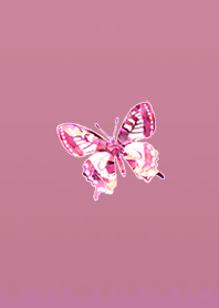 Red crystal butterfly