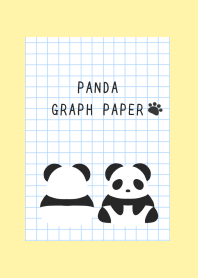 PANDA GRAPH PAPER/LIGHT YELLOW