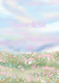 Fower&cat