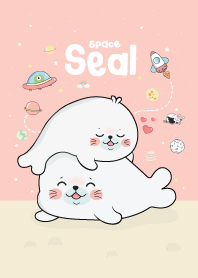 Seal Cute Space (Pink)