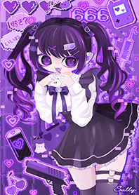 PIKO PIKO GIRL PURPLE