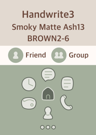 handwrite3 smoky matte ash13 brown2-6