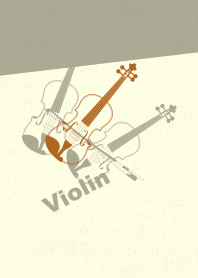 Violin 3clr Autumn leaf