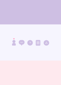 SIMPLE HEART(pink purple)V.45b