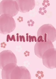 มินิมอล (vr. ดอกไม้สีชมพู)
