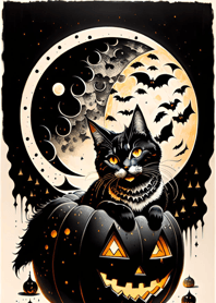 浮世絵万聖節猫 4FC406