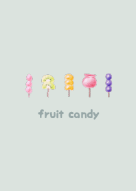 Fruit candy.Dullness Green