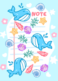 Whale & Note v.2