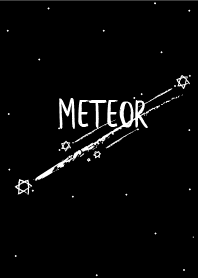 Meteor in black