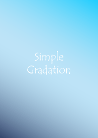 Simple Gradation -Shiny Blue 2-