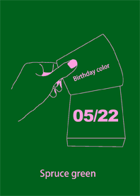Birthday color May 22 simple