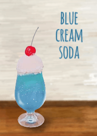 青のクリームソーダ