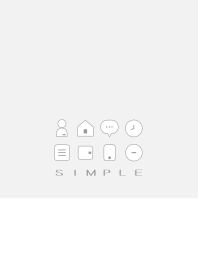 SIMPLE(white gray)V.885b