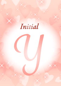 Y-Initial-heart-Red