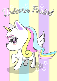 Winged Unicorn - Pastel
