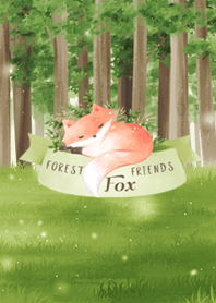Forest Friends : Fox Watercolor