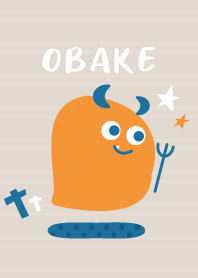 OBAKE - cute little ghosts BEIGE