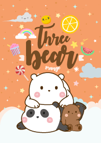 Kawaii Cute Bear orange