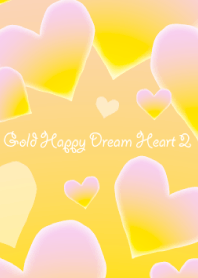 Gold Happy Dream Heart 2