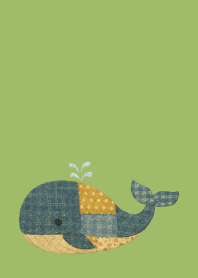 moss green くじらのおでかけ