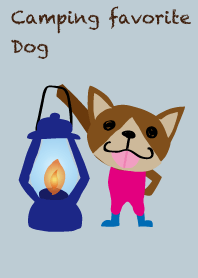 I love camping! Camp Dog2