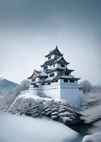 A castle in winter snow 7C9E12
