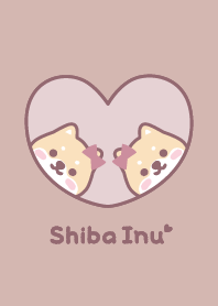 Shiba Inu Ribbon [Dullness Pink]