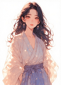 Comfortable sunny day - cute girl 3C9F
