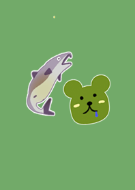 Salmon and zombie bear
