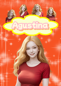 Agustina beautiful girl red05