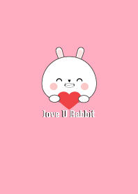 Love You White Rabbit Theme