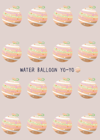 ORANGE WATER BALLOON YO-YOj-BEIGE