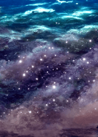 夜の月 月の海 #DkF_17。