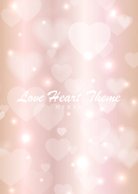 K I R A K I R A -FLUFFY PINK GOLD HEART-