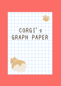 CORGI's GRAPH PAPER-VERMILIONj