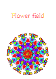 Beautiful flower field