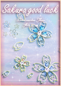 運気が上がる✨桜と空