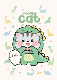 แมวไดโนเสาร์น่ารัก