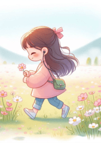 pink flower garden 10