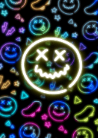 Neon shiny skateboard, nico chan