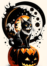 halloween cat 41154d