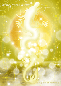 金運財運全運気UP！昇り龍と太陽