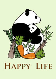 最も暖かいパンダ（フォレストグリーン）