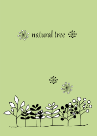 Simple green Scandinavian design.
