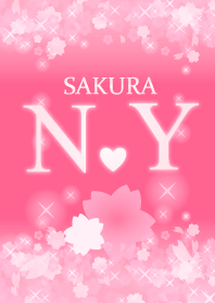 N&Y -Attract luck-Pink Cherry Blossoms