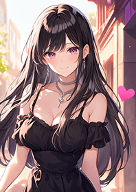 性感の黑髮熟女❤