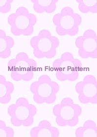 Minimalism Flower Pattern - Purple