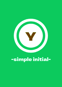 simple initial-Y- THEME 100