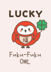 Lucky OWL with Clover / Red