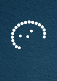 simple face (blue of pair)